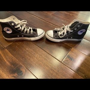 Kids Black Hightop Converse